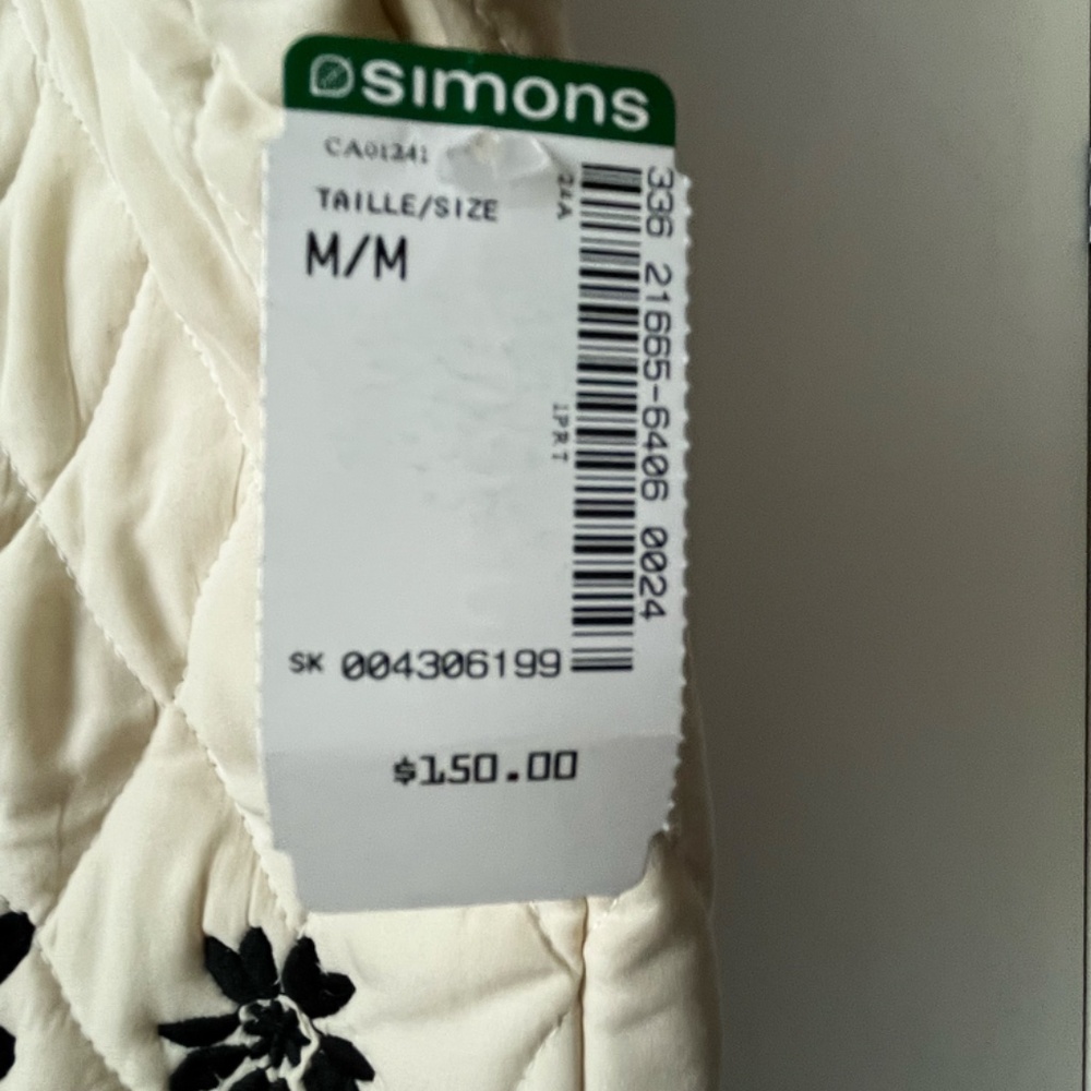 selling unworn quilted spring jacket - Picture 3 of 3